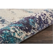 Nourison Celestial 5' x 7' Blue and White Fabric Modern Area Rug (5' x 7')