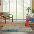 Nourison Celestial 5' x 7' Multicolor Fabric Modern Area Rug (5' x 7')