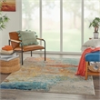 Nourison Celestial 5' x 7' Multicolor Fabric Modern Area Rug (5' x 7')