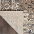Nourison Concerto 10' Runner Beige Gray Fabric Farmhouse Area Rug (10' Runner)