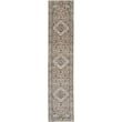 Nourison Concerto 10' Runner Beige Gray Fabric Farmhouse Area Rug (10' Runner)
