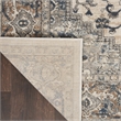 Nourison Concerto 7' x 10' Ivory Gray Fabric Farmhouse Area Rug (7' x 10')