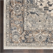 Nourison Concerto 7' x 10' Ivory Gray Fabric Farmhouse Area Rug (7' x 10')