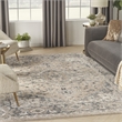 Nourison Concerto 8' x 10' Beige Gray Fabric Farmhouse Area Rug (8' x 10')