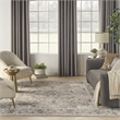 Nourison Concerto 8' x 10' Beige Gray Fabric Farmhouse Area Rug (8' x 10')