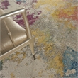 Nourison Celestial 6' x 9' Ivory/Multicolor Modern Indoor Rug Polypropylene
