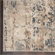 Nourison Concerto 9' x 12' Beige Gray Fabric Modern Area Rug (9' x 12')