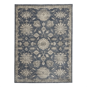 Nourison Concerto 8'10&quot x 11'10&quot Blue/Beige Vintage Indoor Rug