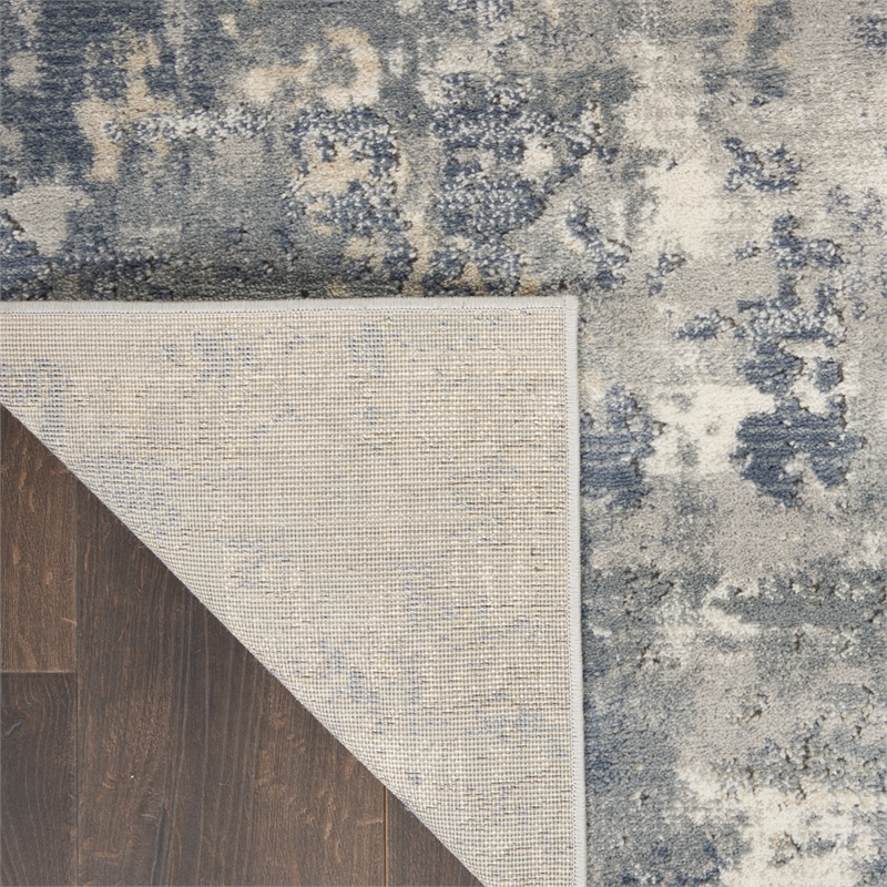 nourison concerto 8'10&quot x 11'10&quot grey/beige modern indoor rug