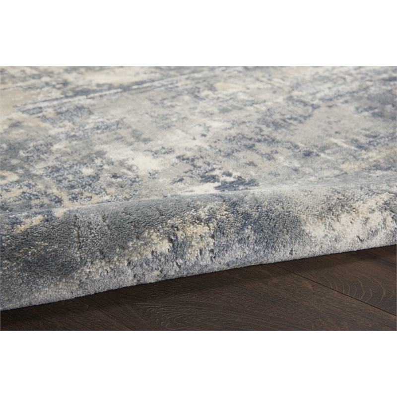 nourison concerto 8'10&quot x 11'10&quot grey/beige modern indoor rug