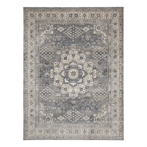 Nourison Concerto 8'10&quot x 11'10&quot Grey/Ivory Vintage Indoor Rug