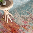 Nourison Celestial 7' x 10' Multicolor Fabric Modern Area Rug (7' x 10')