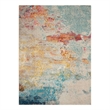 Nourison Celestial 7' x 10' Multicolor Fabric Modern Area Rug (7' x 10')