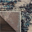Nourison Celestial 7' x 10' Ivory/Teal Blue Modern Indoor Rug