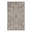 Nourison Concerto 3' x 5' Beige Gray Fabric Farmhouse Area Rug (3' x 5')