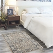 Nourison Concerto 3' x 5' Beige Gray Fabric Farmhouse Area Rug (3' x 5')