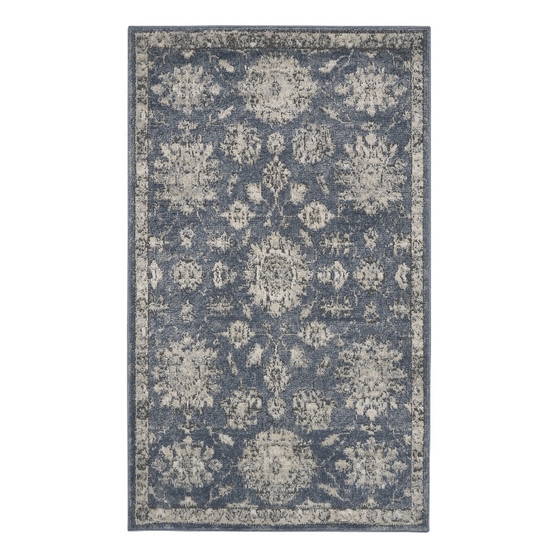 Nourison Concerto 3' x 5' Blue Beige Vintage Indoor Rug