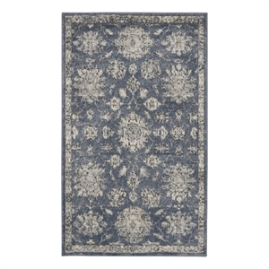 Nourison Concerto 3' x 5' Blue Beige Vintage Indoor Rug