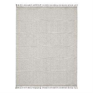 Nourison Elwood 7'10&quot x 10'6&quot Grey/Ivory Modern & Contemporary Indoor Rug