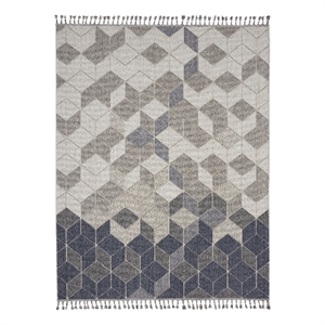 Nourison Elwood 7'10&quot x 10'6&quot Grey/Slate Modern & Contemporary Indoor Rug