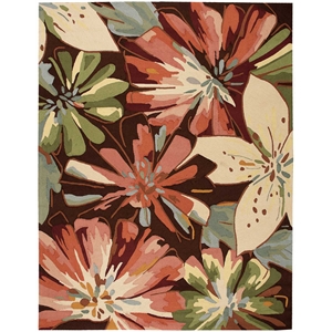 Nourison Fantasy 8' x 10'6&quot Multicolor Contemporary Indoor Rug