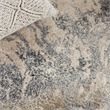 Nourison Fusion 4' x 6' Cream Grey Modern Indoor Rug