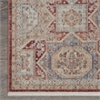 Nourison Enchanting Home 3' x 5' Blue/Brick Farmhouse & Country Indoor Rug