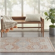 Nourison Enchanting Home 3' x 5' Brick Farmhouse & Country Indoor Rug Polyester