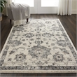 Nourison Fusion 4' x 6' Cream/Grey Vintage Indoor Rug