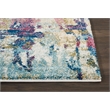 Nourison Fusion 4' x 6' Cream/Multicolor Painterly Indoor Rug