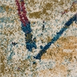 Nourison Fusion 4' x 6' Cream/Multicolor Painterly Indoor Rug