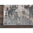 Nourison Fusion 4' x 6' Grey Modern Indoor Rug