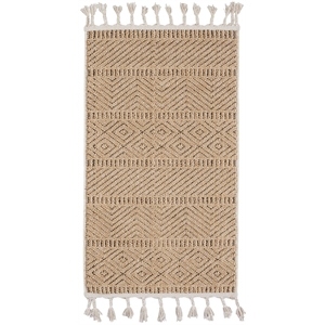 Nourison Elwood 2'2&quot x 4'5&quot Mocha Modern & Contemporary Indoor Rug