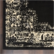 Nourison Grafix 4' x 6' Black and White Fabric Vintage Area Rug (4' x 6')