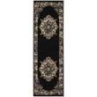 Nourison Grafix 8' Runner Black Fabric Vintage Area Rug (8' Runner)
