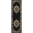 Nourison Grafix 8' Runner Black Fabric Vintage Area Rug (8' Runner)