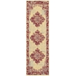 Nourison Grafix 8' Runner Red and White Fabric Vintage Area Rug (8' Runner)