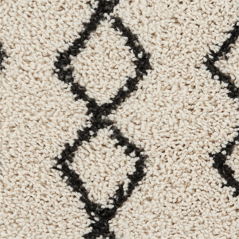 Nourison Geometric Shag 2'2