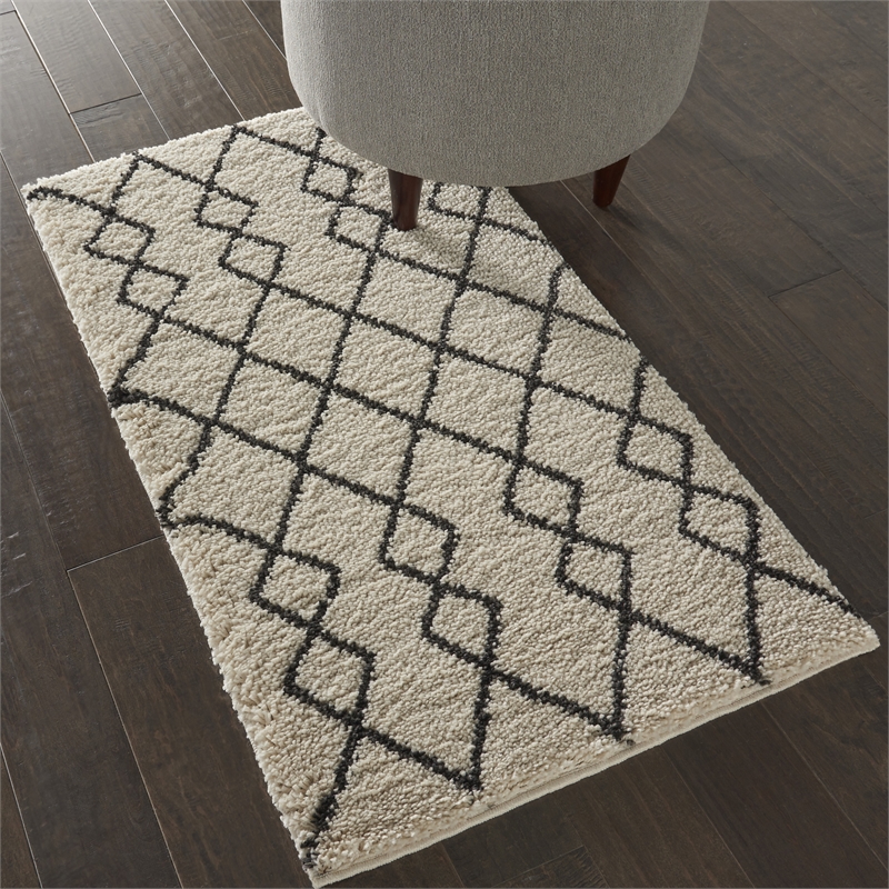 Nourison Geometric Shag 2'2