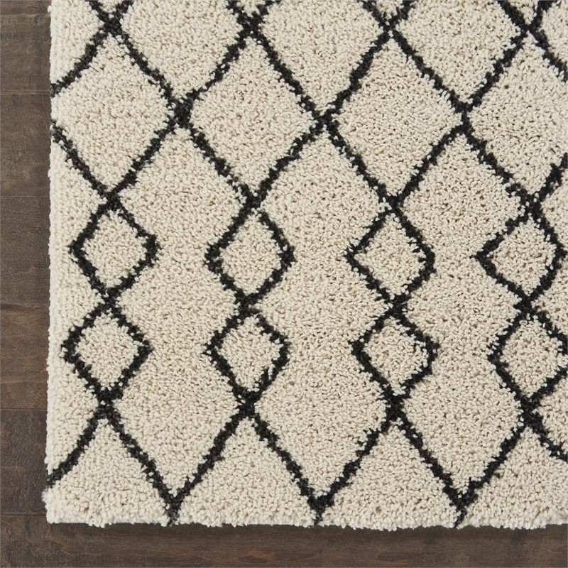 Nourison Geometric Shag 2'2