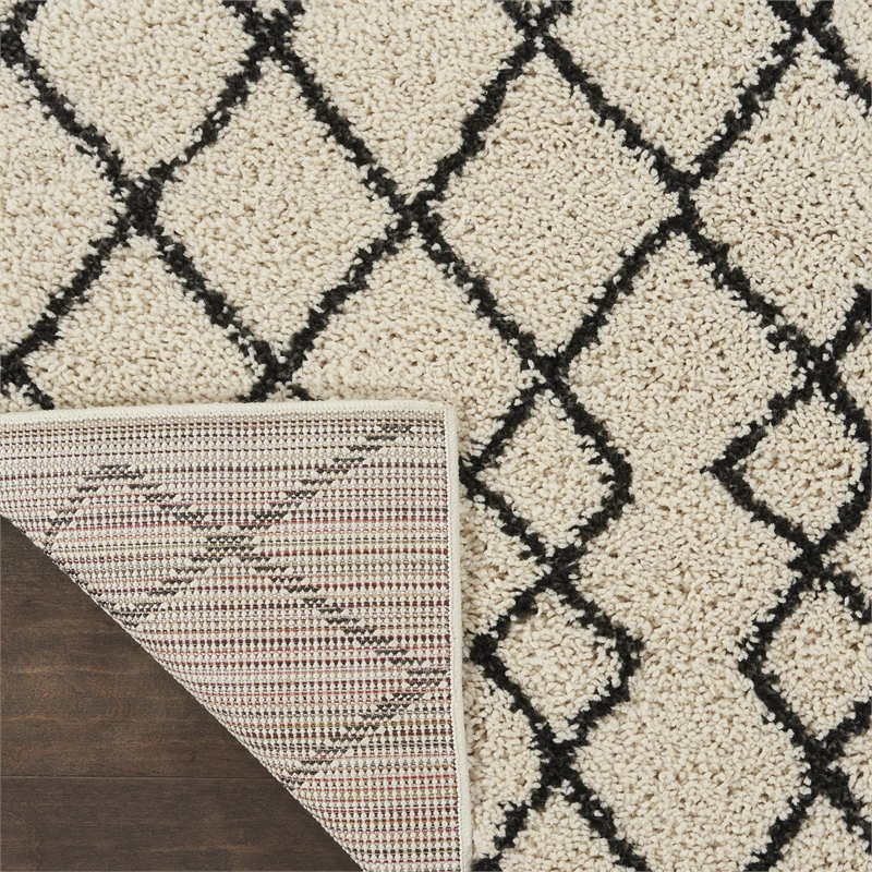 Nourison Geometric Shag 2'2