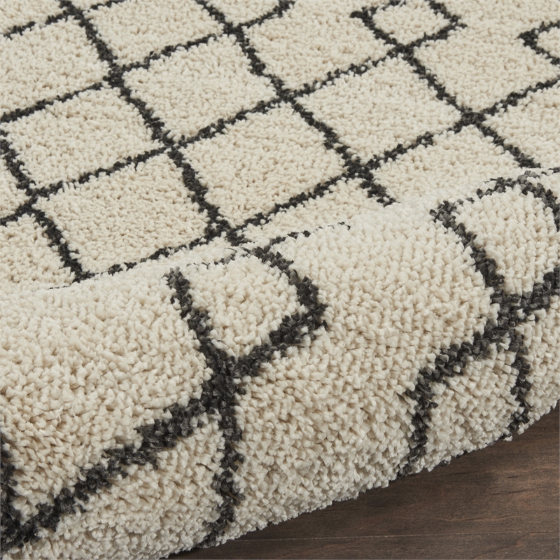 Nourison Geometric Shag 2'2