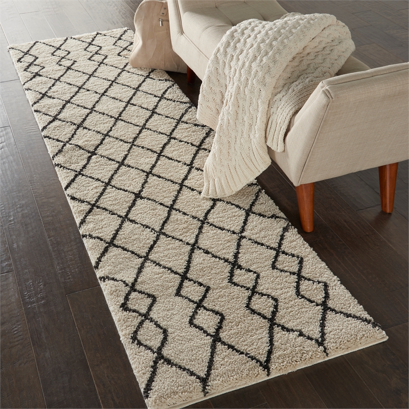 Nourison Geometric Shag 2'2
