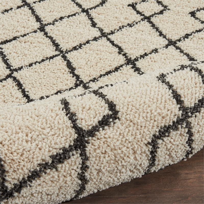 Nourison Geometric Shag 2'2