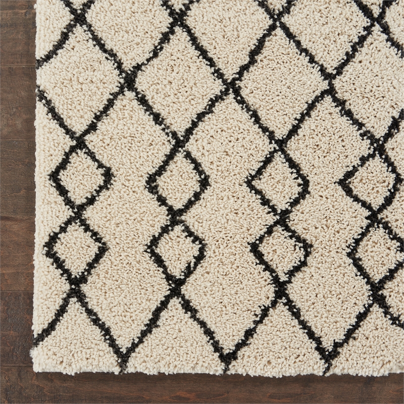 Nourison Geometric Shag 2'2
