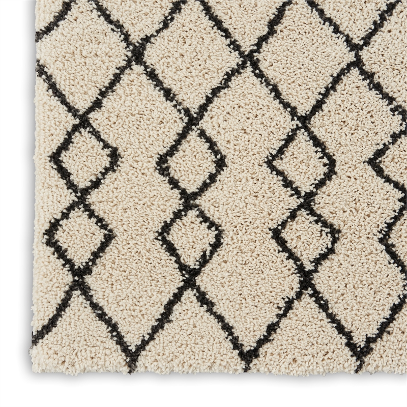 Nourison Geometric Shag 2'2