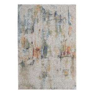 Nourison Global Vintage 4' x 6' Ivory/Multicolor Modern Indoor Rug