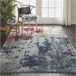 Nourison Global Vintage 4' x 6' Multicolor Modern Indoor Rug