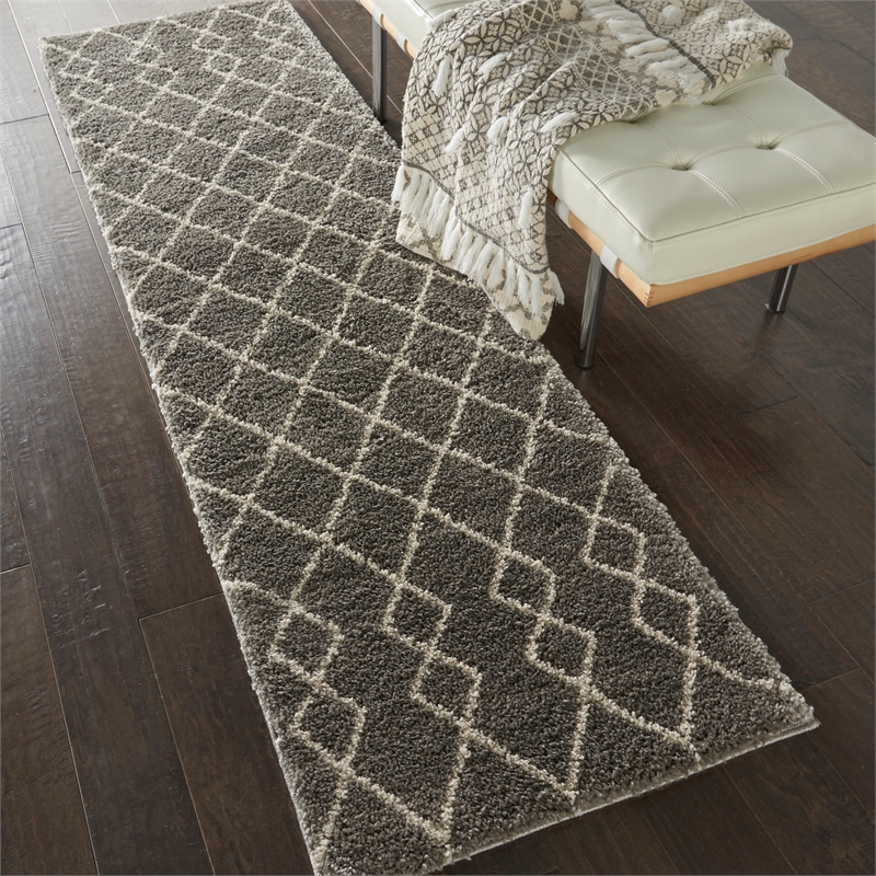Nourison Geometric Shag 2'2
