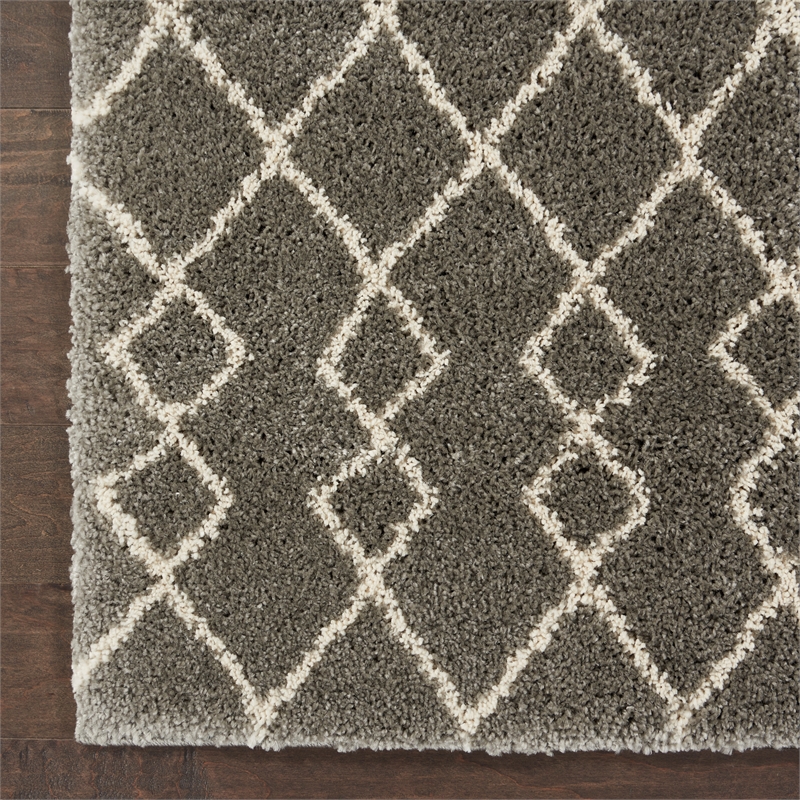 Nourison Geometric Shag 2'2